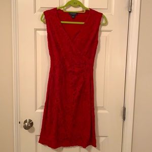 Lauren Red Lace Dress